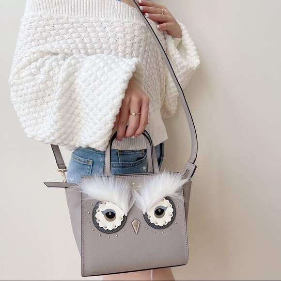 NWT Kate Spade Star Bright Owl Hadlee Satchel - Picture 4 of 8